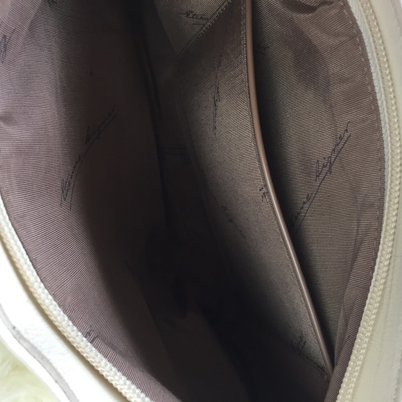 Etienne Aigner Bags Etienne Aigner White Ivory Cream Leather Purse Poshmark